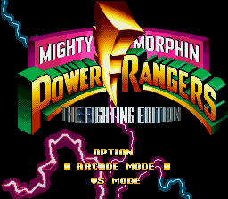 Mighty Morphin Power Rangers - The Fighting Edition (Russia) (Unl)